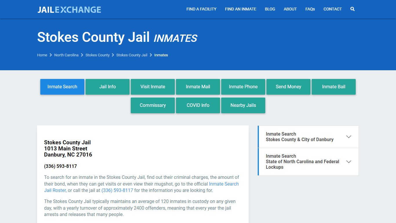 Stokes County Jail Inmates | Arrests | Mugshots | NC